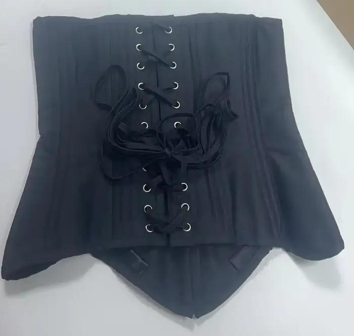 Corset sous le buste 18 spirale acier désossé corps Shaper femme Sexy taille contrôle Long torse
