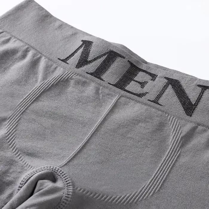 5 pièces Style mince hommes haute élastique couleur unie confortable Boxer slips culottes respirant collants
