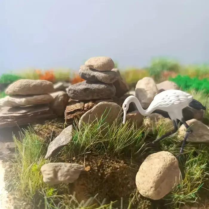 Gravier ferroviaire modèle 50 g/sac, pour Micro paysage, aménagement de Table de sable, Train, jeu de guerre, bricolage extérieur, matériaux scéniques miniatures