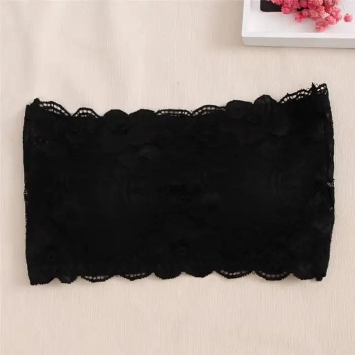 Soutien-gorge en dentelle sans bretelles pour femmes