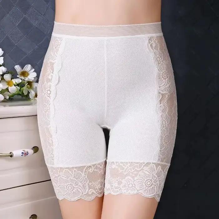 Shorty de sécurité sans couture pour femme, taille haute, extensible, amincissant, lingerie d'été
