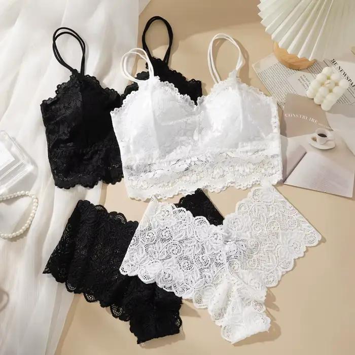 Costume de soutien-gorge en dentelle pour femmes
