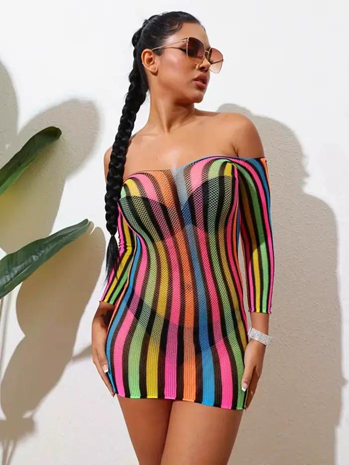 Robe de nuit dos nu pour femme