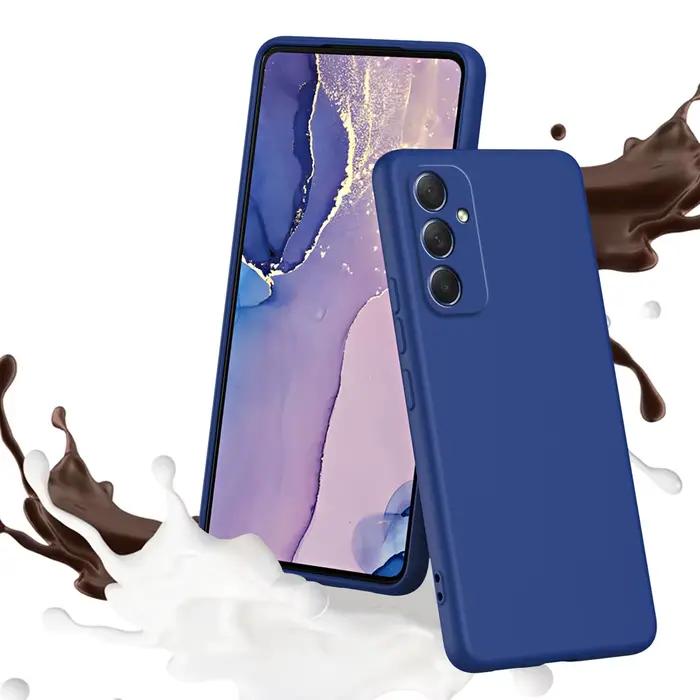 Coque de luxe en Silicone liquide pour Samsung Galaxy A16 A26 A36 A56 A06 A05 A05S A15 A25 A35 A55 5G