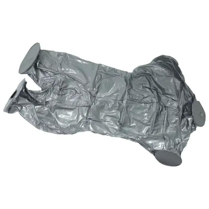 Mannequin gonflable complet pour hommes, argent, corps entier, modèle de torse factice, mode, affichage au détail, hauteur de 84cm
