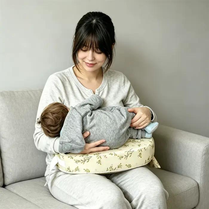 Coussin d'allaitement – Coussin d'allaitement multifonctionnel, confortable et doux, disponible en trois couleurs