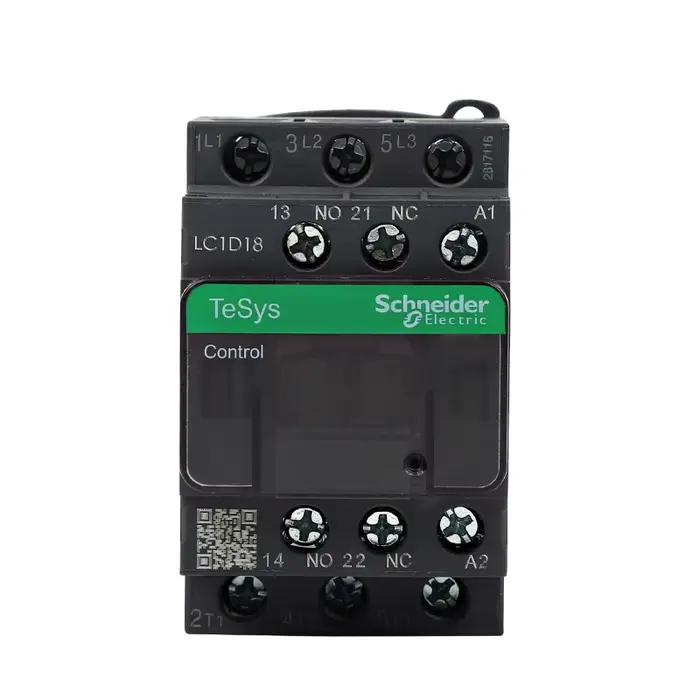 Contacteur AC Schneider Electric LC1D09 D12 D18 D25 D32 D38 D40 D50 D65 D80 D95 triphasé AC 24V 48V 110V 220V 380V