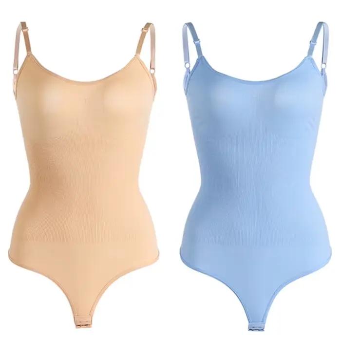 Body complet à haute élasticité pour femmes, vêtement modelant, lissant sans couture, contrôle du ventre, entraîneur de taille, sous-vêtements, string façonnant