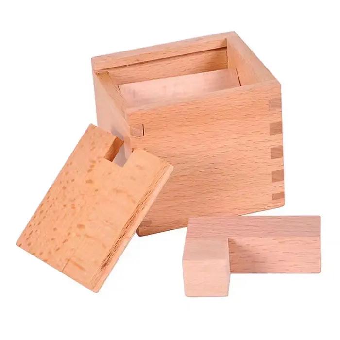 Boîte secrète magique IQ Puzzle cerveau jeux de Fitness Teaser Puzzles pour adultes et enfants esprit Placement Oblique des blocs de construction