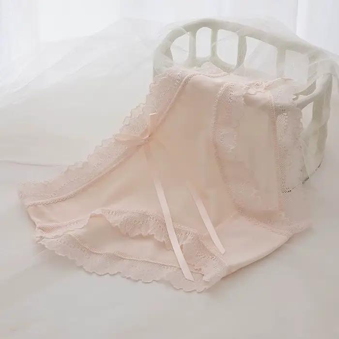 Culotte Sexy en dentelle et coton pour femmes
