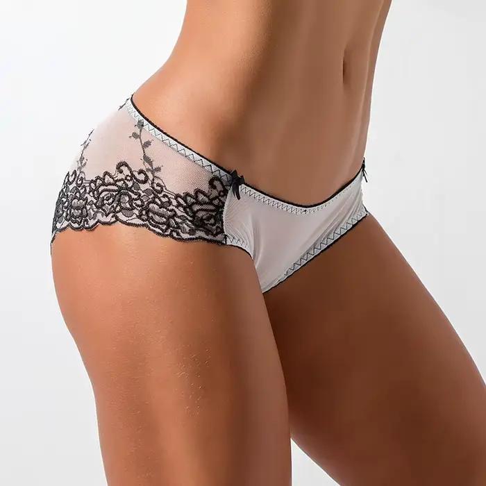 BANNIROU – culotte en maille brodée pour femme