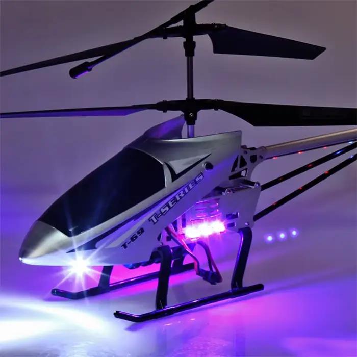 Hélicoptère Rc avec télécommande, grand avion Extra Durable, jouet pour enfants, modèle de Drone d'extérieur 3,5 canaux 80cm, grand hélicoptère