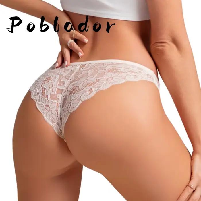 Sexy dentelle culottes pour femmes sans couture mode impression sous-vêtements féminins taille basse slips dame