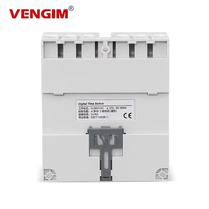 Minuterie numérique triphasée 380V, relais électrique Programmable avec 30 fois marche/arrêt par jour/semaine