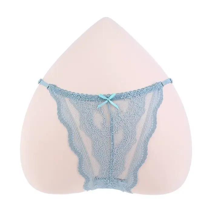 Culotte String Transparente Sans Couture Dentelle Mini Nœud Pour Femmes Occasions Spéciales