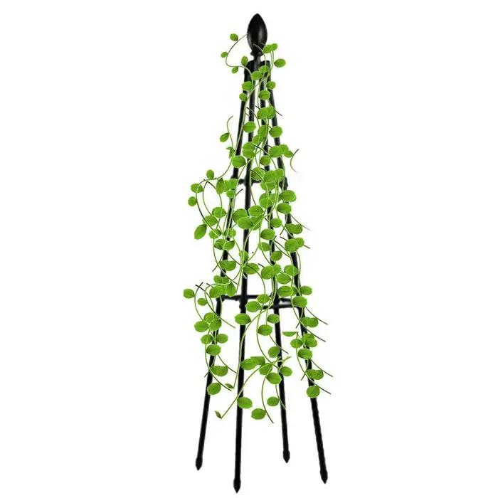 Support de plante grimpante en treillis de jardin, tour obélisque, rose, supports de vigne pour vignes grimpantes, support de fleurs, le plus récent