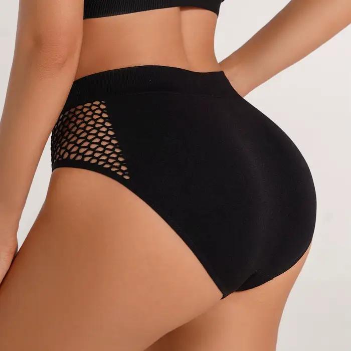 EUR taille femmes culottes évider slips Sexy couleur unie