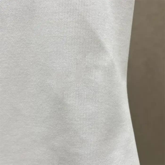 Body femme 2026 printemps nouveau élastique tricoté coupe ajustée haut à manches courtes col rond pur coton t-shirt