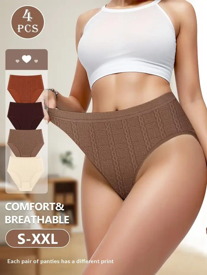4 pièces offre spéciale respirant dames culottes femmes Sexy sous-vêtements doux coton