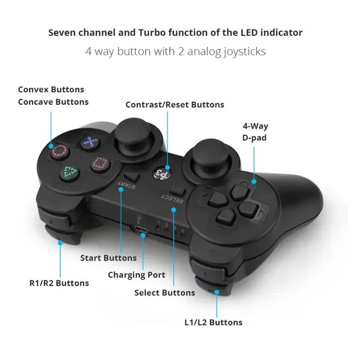 Contrôleur Bluetooth pour PC Playstation 3, manette sans fil pour console Play Station 3, joystick pour PS3