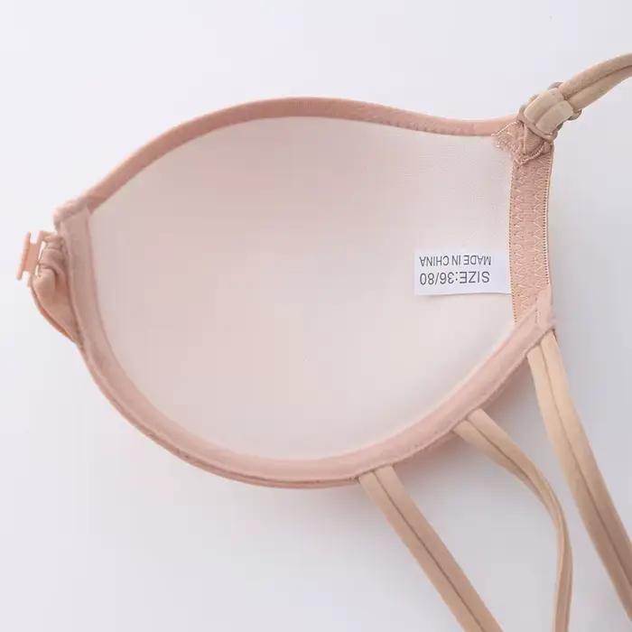 Soutien-gorge dos nu d'été femmes boucle avant sans fil Sexy beau dos sangle croisée