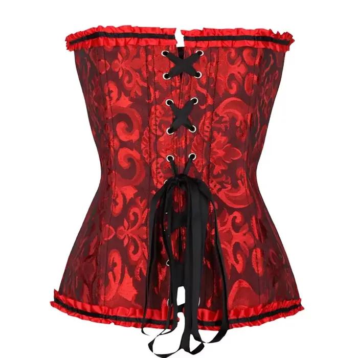 Corsets sexy en dentelle florale pour femmes