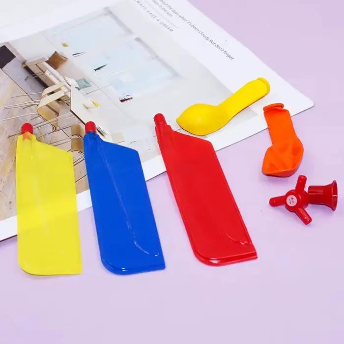 1/10 pièces ballon à Air hélicoptère jouet ballon drôle Ortable hélicoptère extérieur volant enfants fête d'anniversaire jeu pour enfants cadeau
