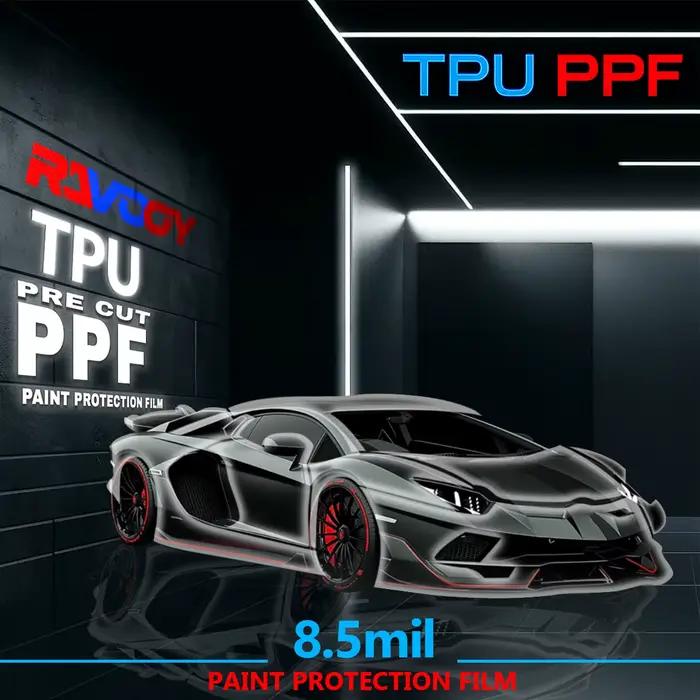 Film de Protection de peinture pour mercedes-benz classe AMG Line Saloon 2019 – 2022, noir mat brillant, prédécoupé, Kit PPF avant