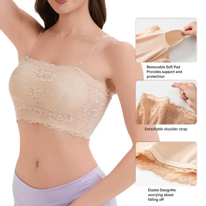 Soutien-gorge en dentelle grande taille pour femme
