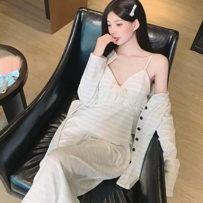 Pyjama en velours pour femmes
