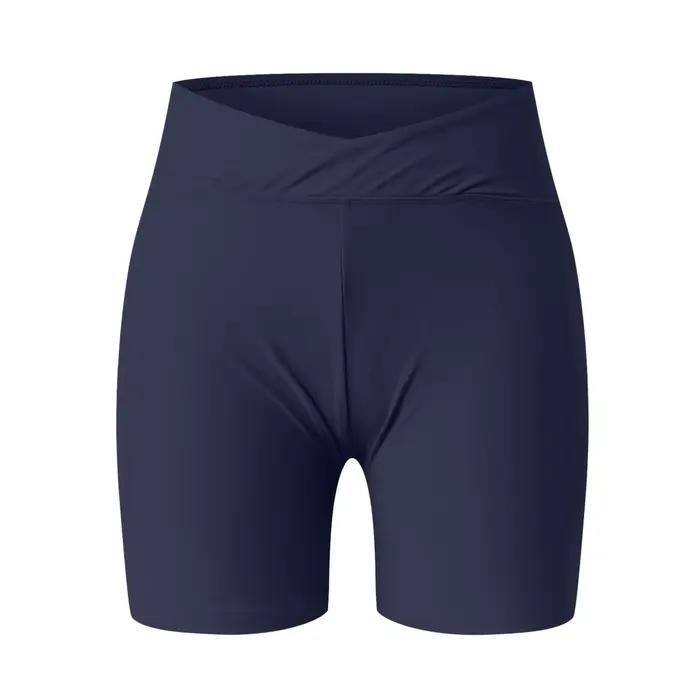 Short de bain amincissant taille haute pour femme, effet galbant et liftant, idéal pour la plage et la natation en été