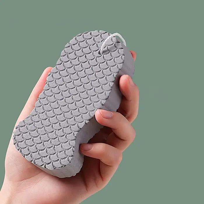 Éponge de bain exfoliante, éponge de gommage corporel, gant de toilette, exfoliant pour la peau, outil de gommage relaxant pour la douche