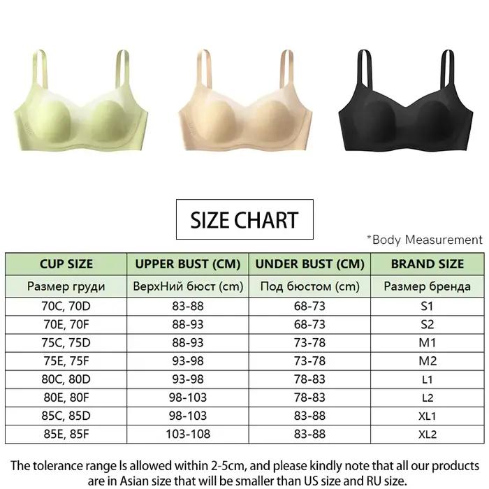 SUJIIN soutien-gorge sans fil pour gros seins femmes Push-Up couverture complète grande taille
