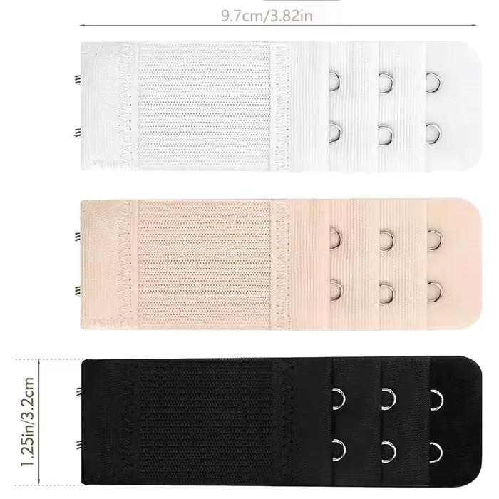Lot de 3 rallonges de soutien-gorge élastiques pour femmes