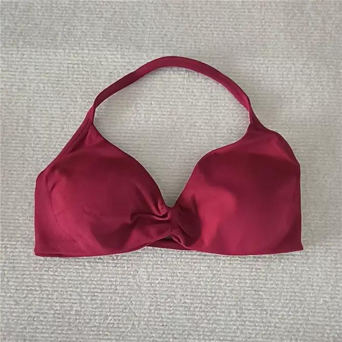 Mode soutien-gorge à bretelles haut de sport fille femmes haut soutien mince sangle licou sport sans couture soutiens-gorge Scrunch entraînement Yoga réservoir soutien-gorge