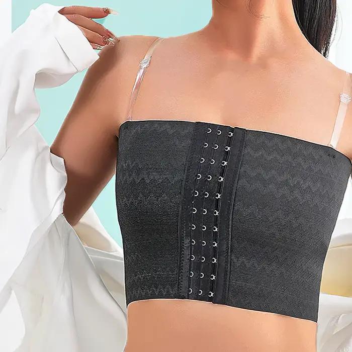 Femmes Compression poitrine Shapewear soutien-gorge intimes corps Shaper liant Trans avec bretelles