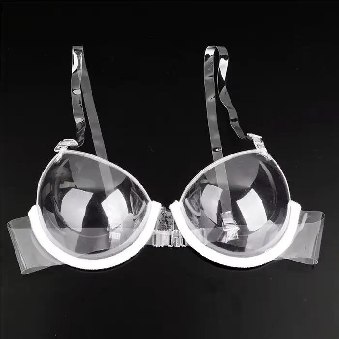 Soutien-gorge push-up transparent pour femme, invisible, armatures transparentes, bretelles ajustées, soutien-gorge sexy et moderne pour toutes les occasions