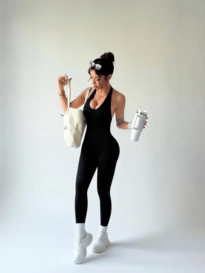 Body de Yoga avec coussinets d'allaitement pour femmes