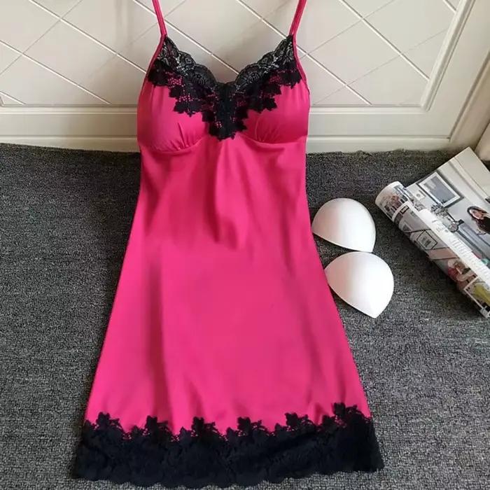 Sexy femmes Robe en soie