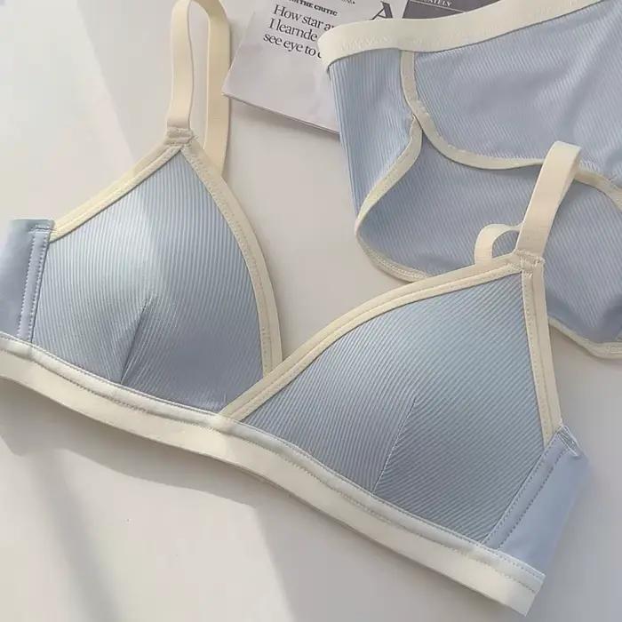 Soutiens-gorge en coton pour femmes soutien-gorge Push Up Lingerie Sexy confort hauts de soutien-gorge femme brassière sous-vêtements sans couture couleur rose intimes
