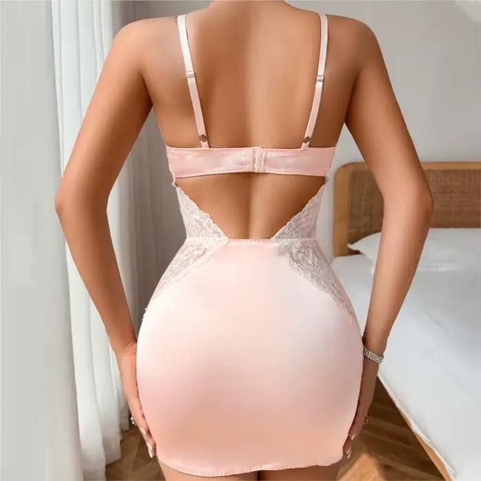Robe de nuit sexy en satin
