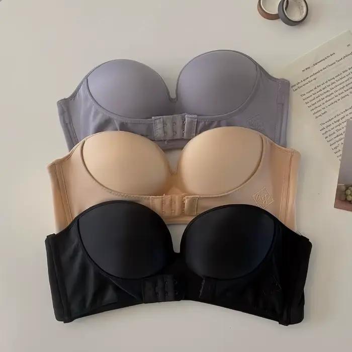 FINETOO fermeture avant soutien-gorge sans bretelles pour femme Sexy