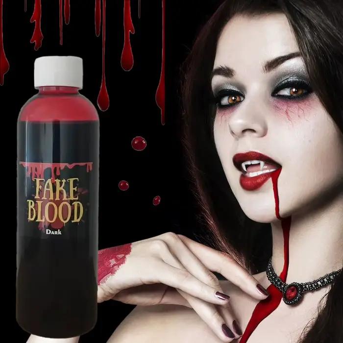 Accessoire de faux sang d'horreur d'halloween 30/60/100/20ml, cosmétiques de Cosplay, fournitures de fête Plasma artificiel, farces, fournitures d'halloween à faire soi-même