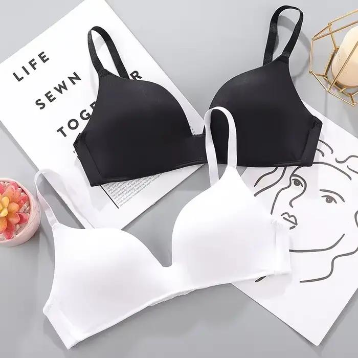 Femmes soutien-gorge sans couture Sexy sans fil Push Up sous-vêtements filles étudiants respirant mince 10 couleurs