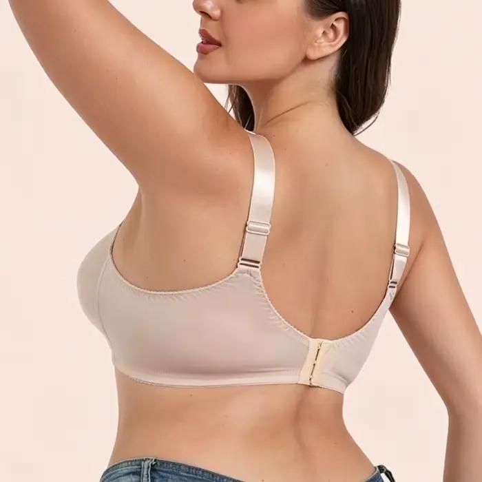 Soutien-gorge minimisateur sans fil en dentelle pour femme