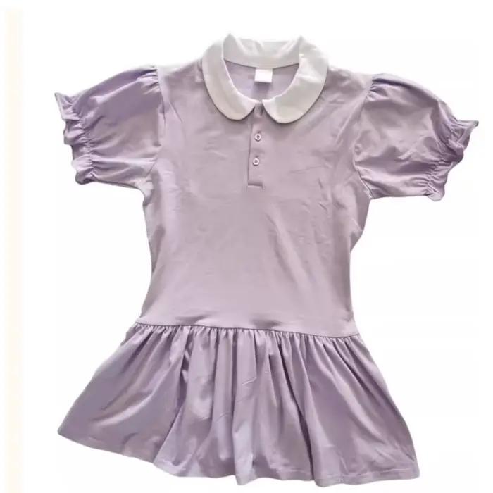 Body en pur coton avec jupe Onesie DDLG combinaisons avec boutons-pression doux confortable maison ABDL adulte bébé combishorts barboteuses robe