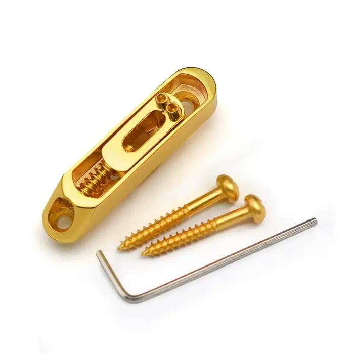 JEBridge à cordes simples, corps de creux, type fendu, pièces, 4, 5, 6, 7/8, 10.5x49.5mm