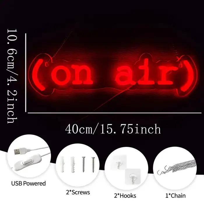 Enseigne au néon sur l'air, veilleuses LED, panneaux décoratifs alimentés par USB, pour salle, Bar, Pub, magasin, Club, Garage, fête, décoration murale