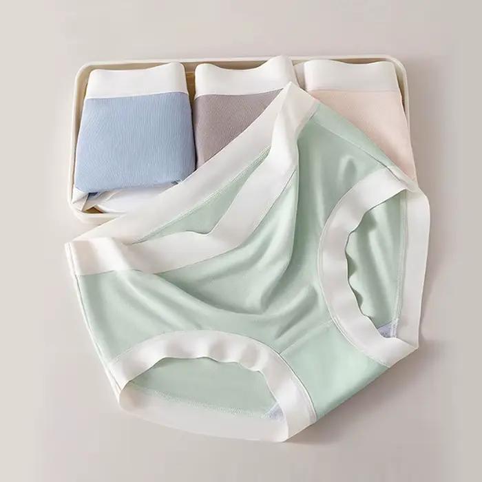 Lot de 4 culottes invisibles sans couture 50S confortables pour femmes