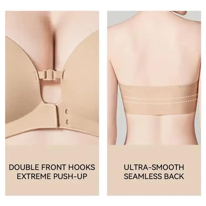 Soutien-gorge sans bretelles à fermeture frontale